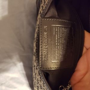 Coach leather and canvas purse